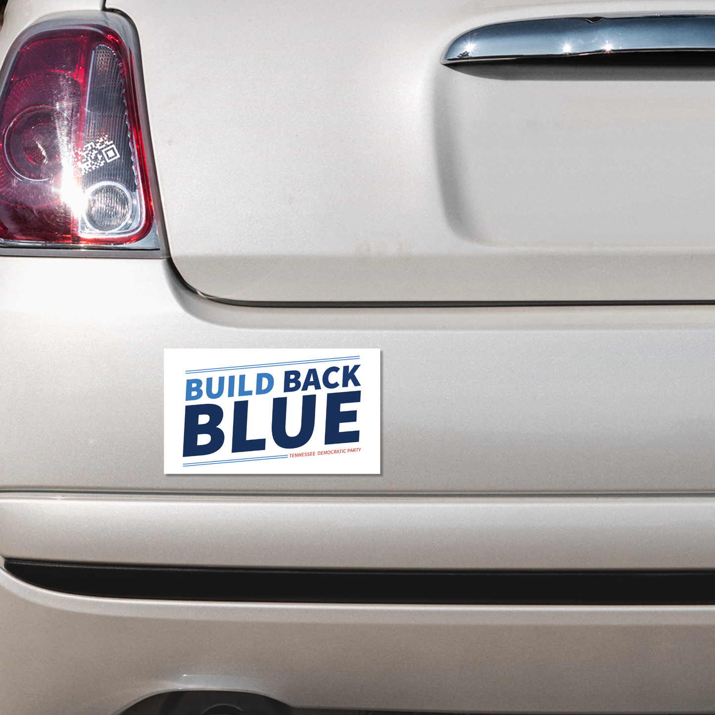 Build Back Blue Bumper Sticker