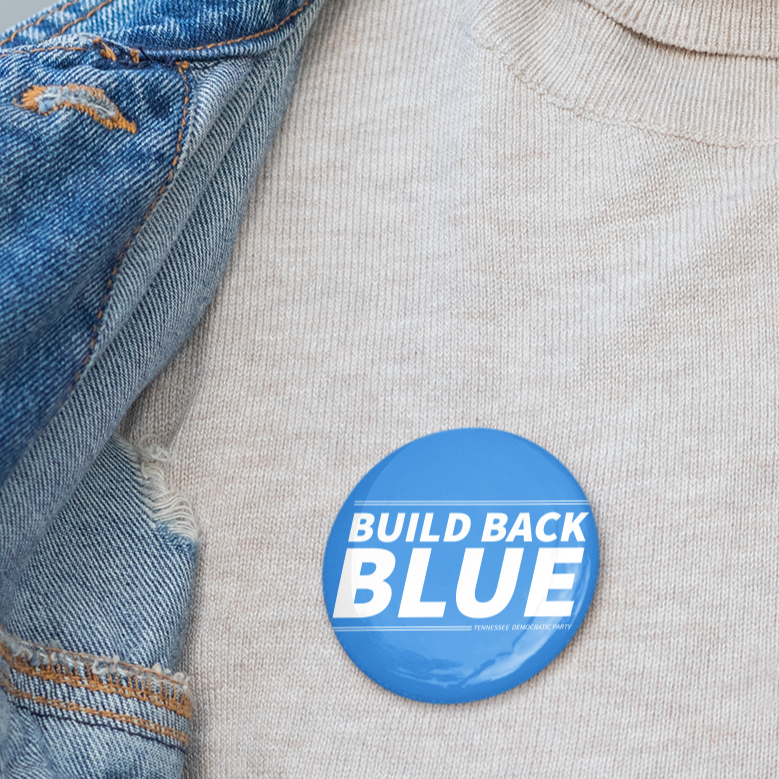 Build Back Blue Button Pack